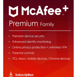 McAfee+ Premium Family - 1-Year / Unlimited